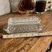 Vintage Butter Dish with Lid, Wexford Butter Dish, Anchor Hocking, Mid Century