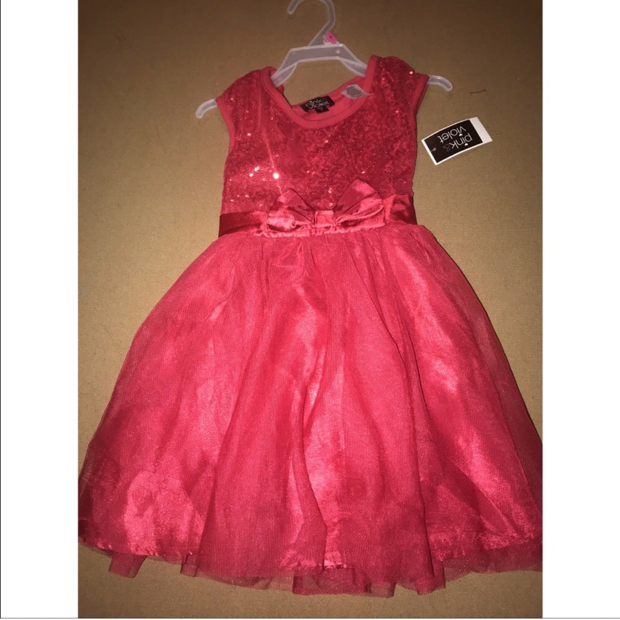 Red girls dress