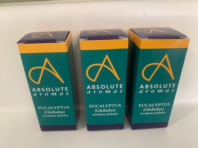 Lot of 3 Absolute Aromas Eucalyptus Globulus Oil 10ml