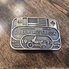 1993 Motorcycle Belt Buckle