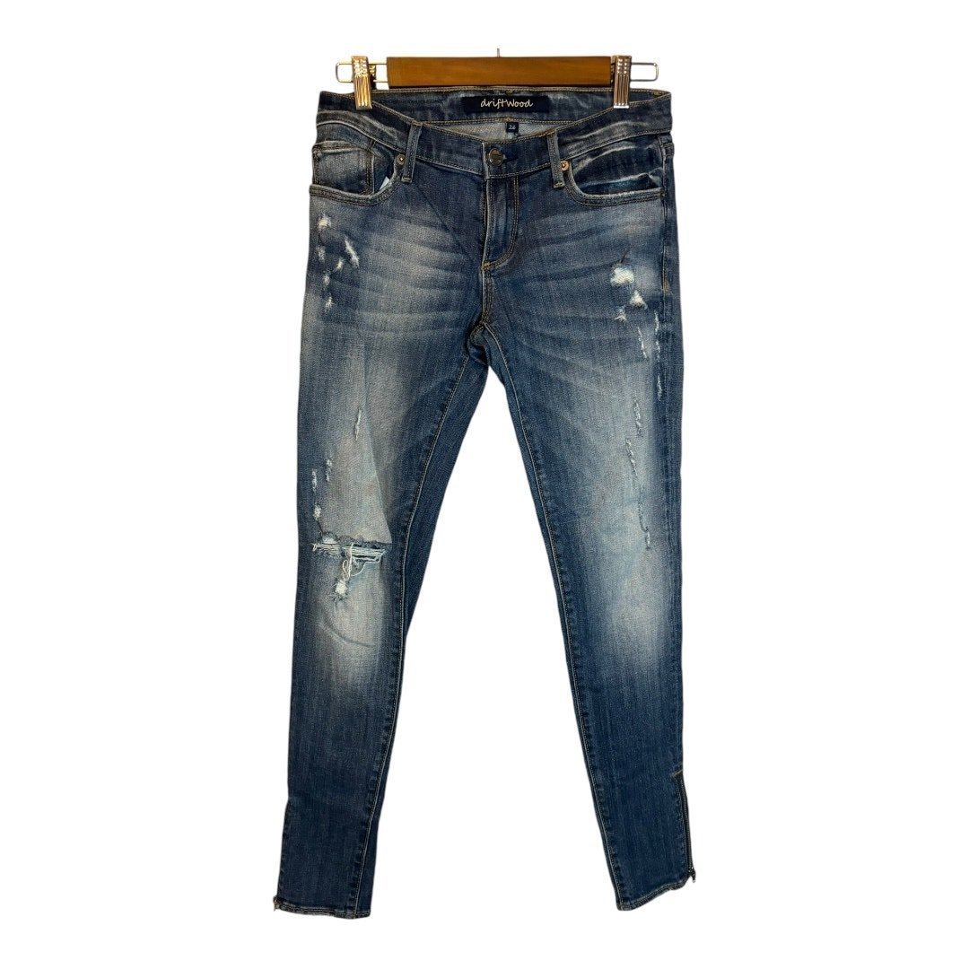 Driftwood Jeans Women's Size 26 Distressed Skinny Blue