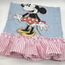Disney Minnie Mouse Curtain Valance Blue W Pink Stripe Ruffle 75 Length Vintage