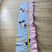 Disney Minnie Mouse Curtain Valance Blue W Pink Stripe Ruffle 75 Length Vintage