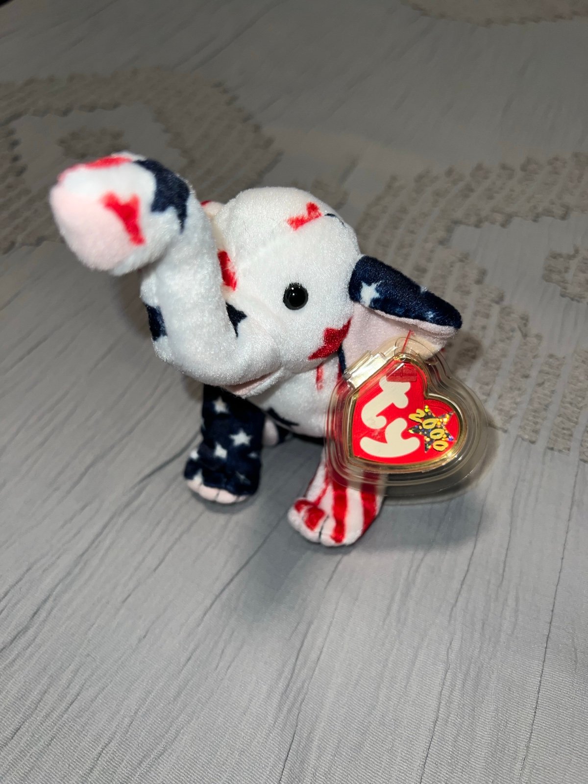 Rare with Errors TY Beanie Baby “Righty” the Elephant