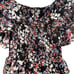 MISA Los Angeles Lilly Dress in Fall Floral Colorful Off Shoulder Ruffle Size L