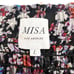 MISA Los Angeles Lilly Dress in Fall Floral Colorful Off Shoulder Ruffle Size L