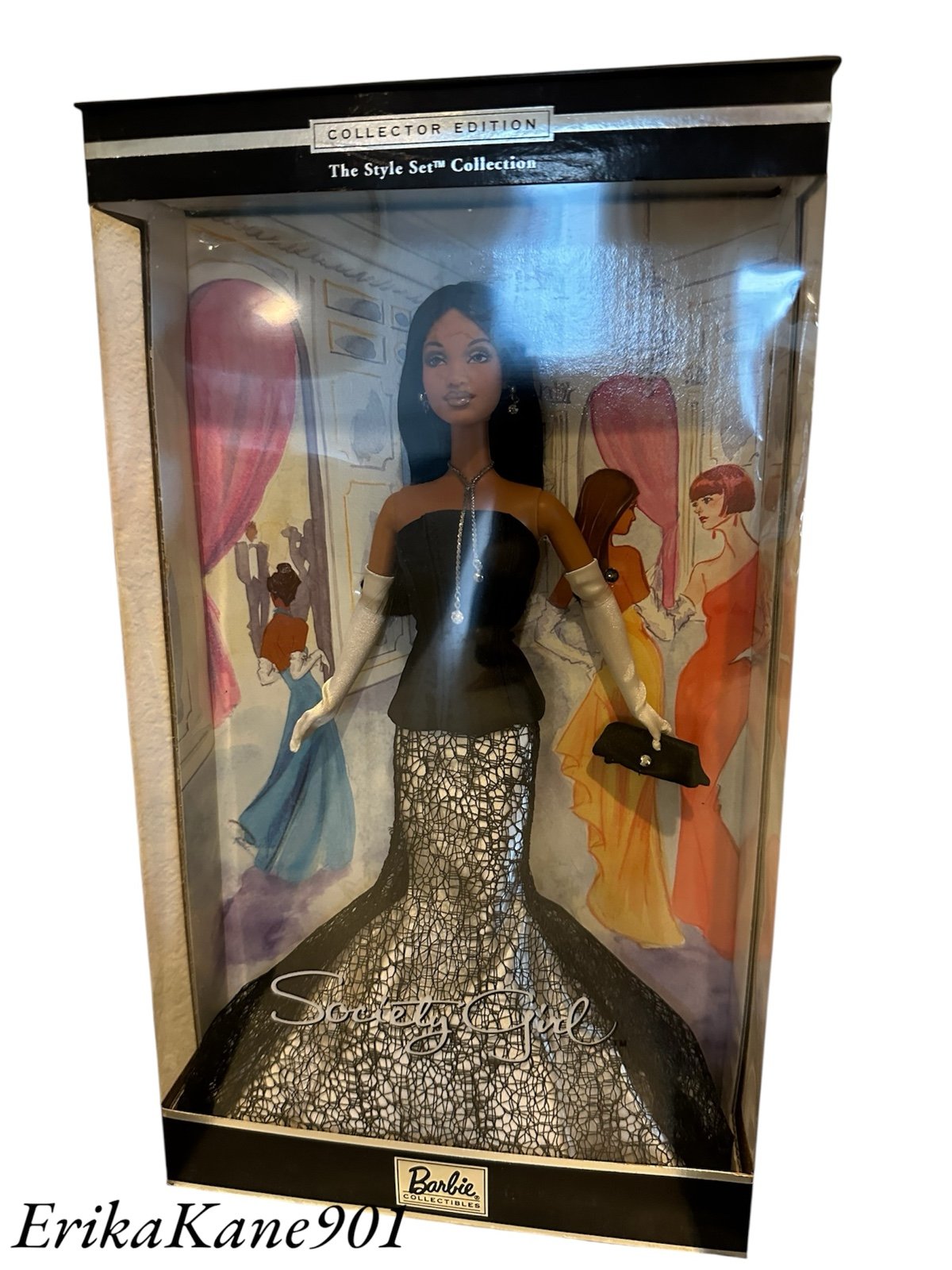 2001 Society Girl Barbie Doll Collector Mattel Brand New