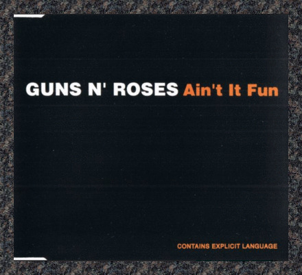 Guns N' Roses - Ain't It Fun (1993) Geffen Records – GFSTD 62 UK CD single NEW