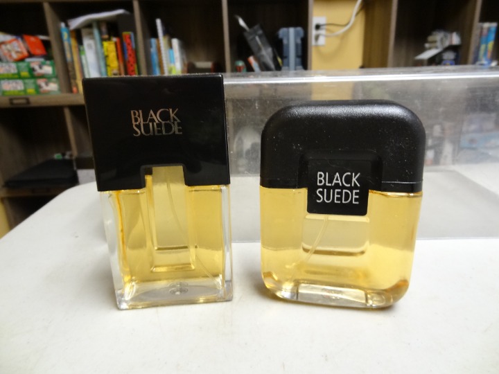(2) AVON BLACK SUEDE MENS COLOGNE SPRAY 3.4 oz 100% FULL