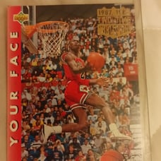 Micheal Jordan basketball card