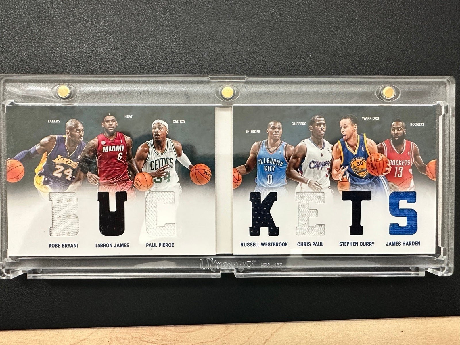 2012-13 Panini Preferred Booklet Kobe Lebron Curry Harden Westbrook Pierce /199