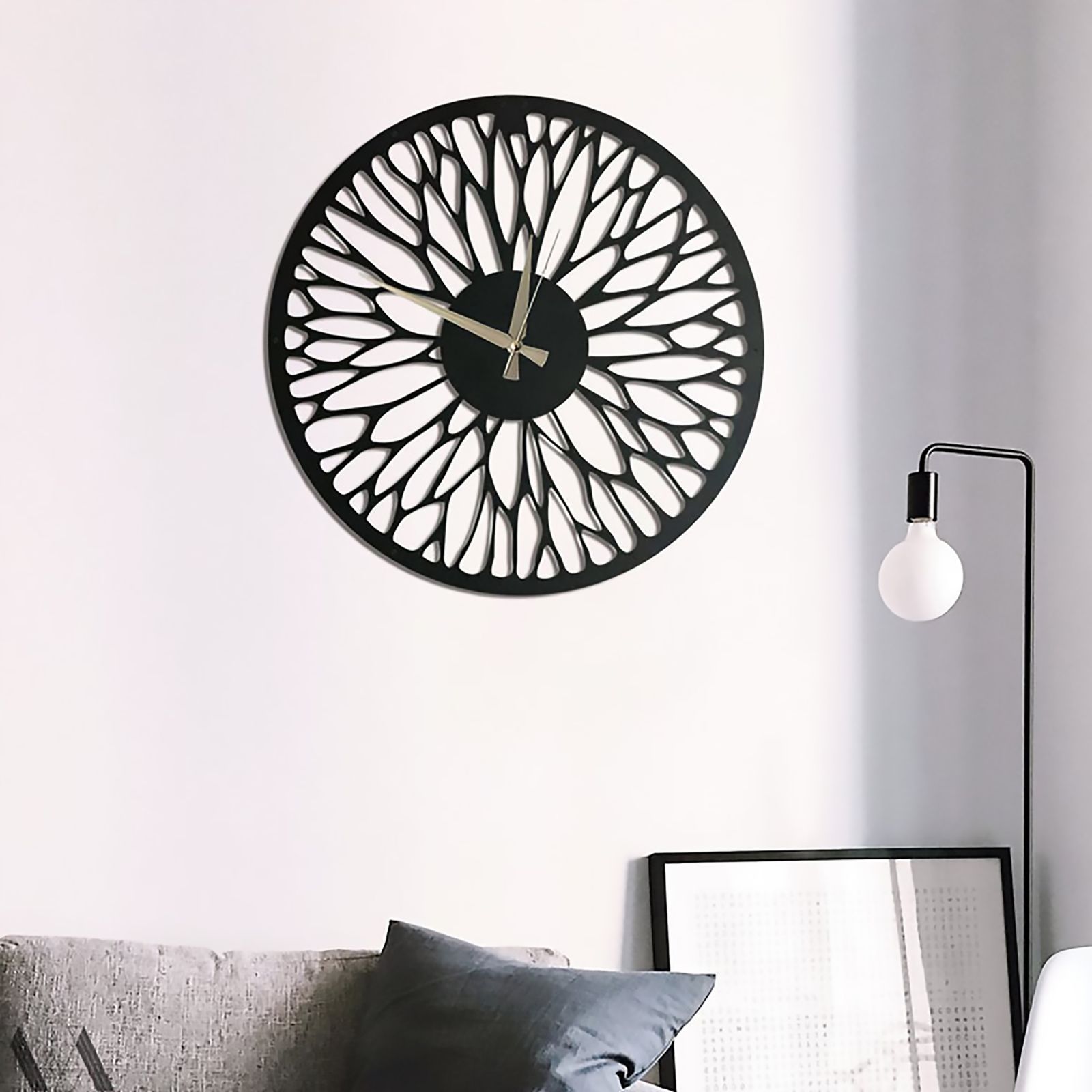 Metal Wall Clock, Rustic Wall Clock