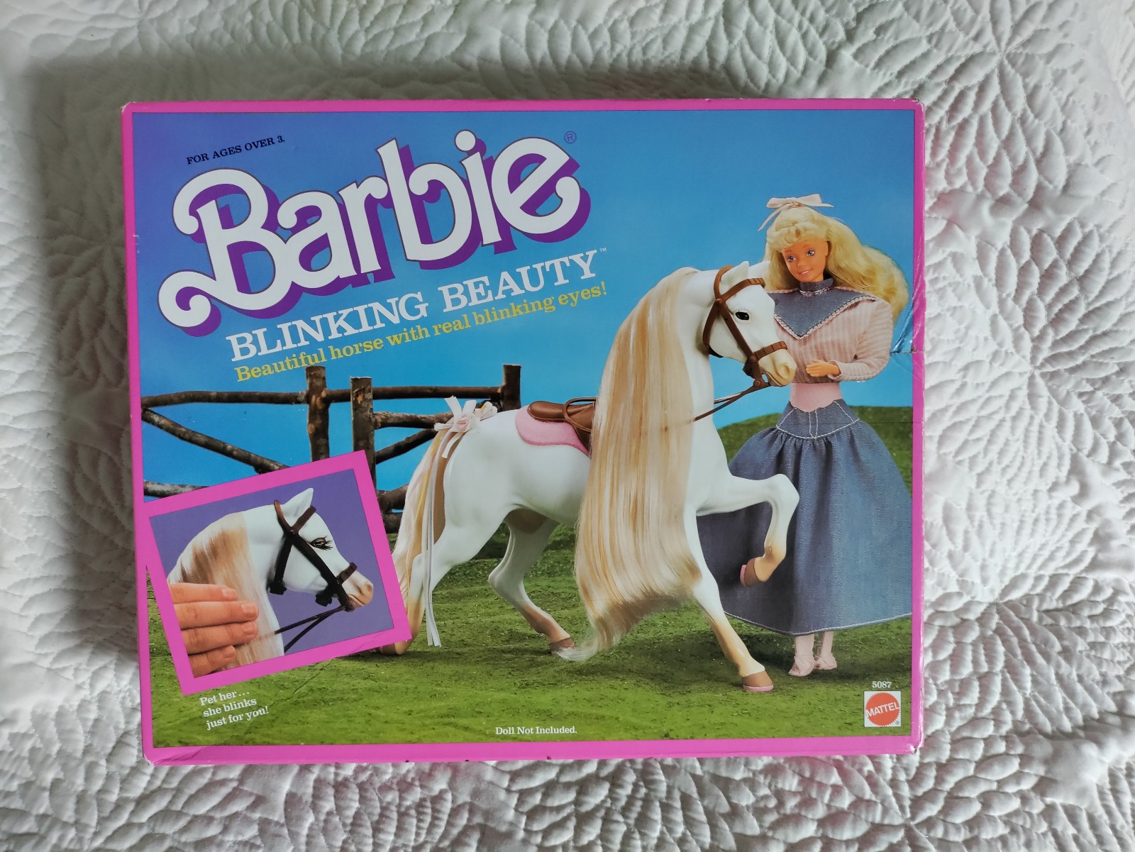 Vintage Barbie Blinking Beauty Horse