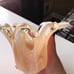 Murano Crystal Glass Vase Candle Holder