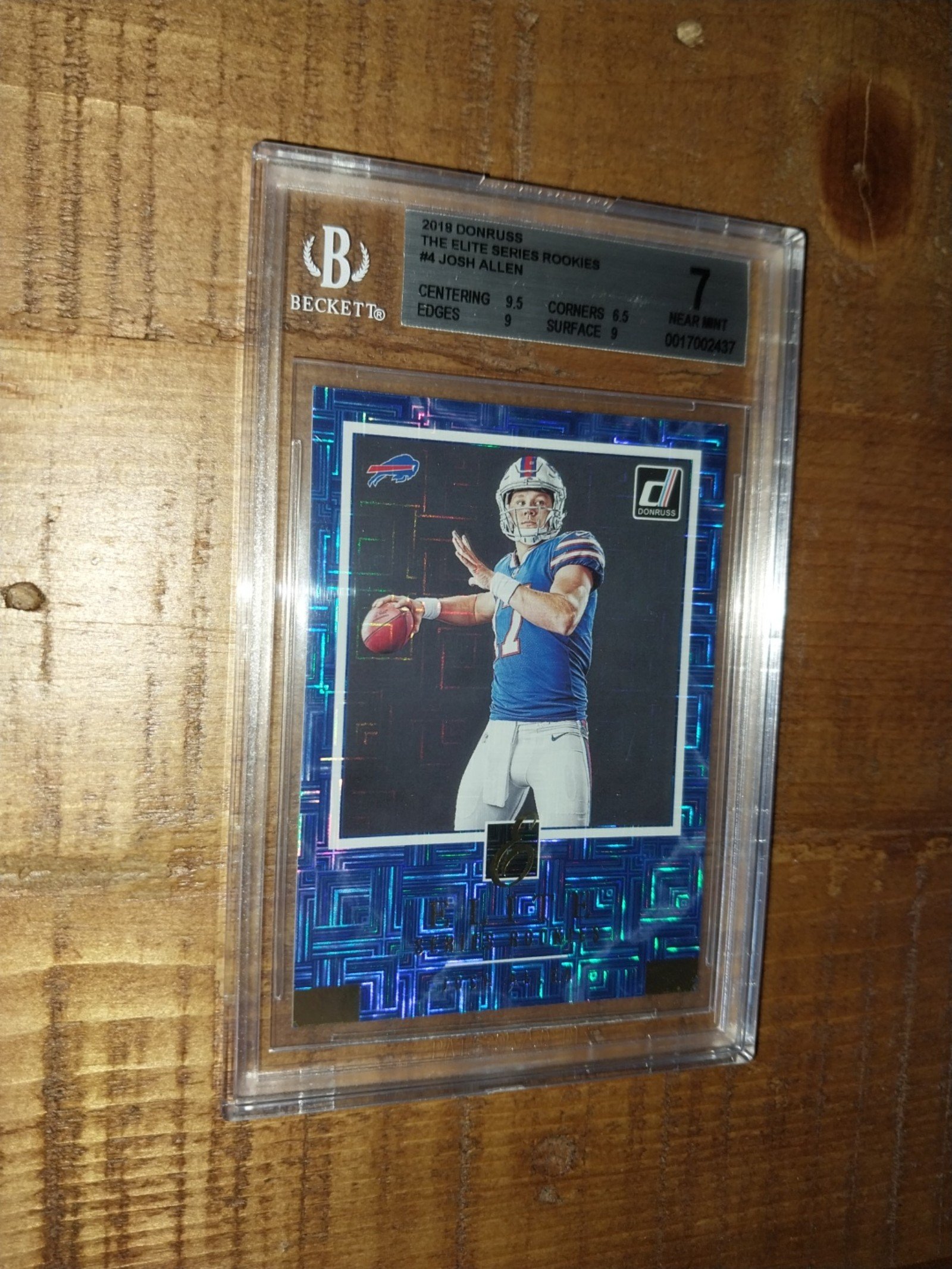 Josh Allen Rookie Series BGS 7