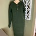 Ralph Lauren Country green vintage wool sweater dress size medium