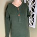 Ralph Lauren Country green vintage wool sweater dress size medium