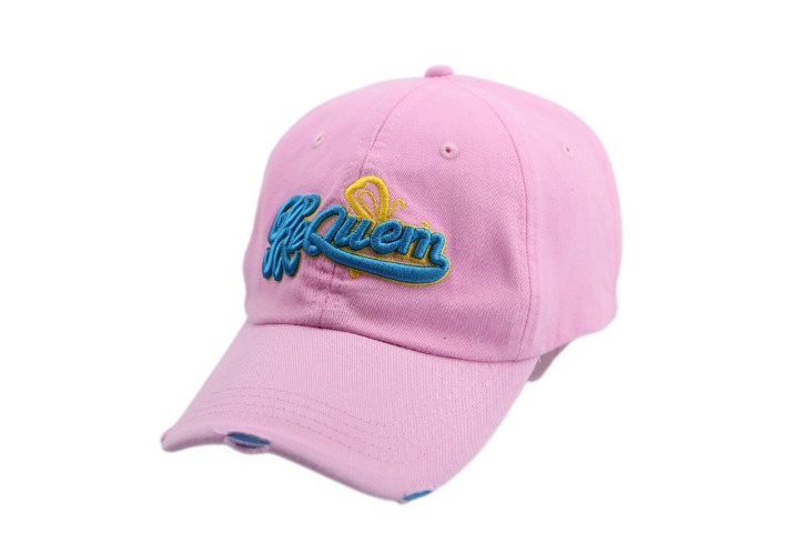 Unconstructed Baseball Cap with 3D Embroidery Cotton Vintage Fashion Sports Cap