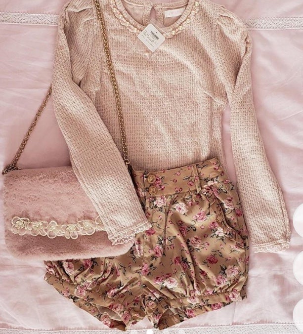 Liz Lisa Pink Purl sweater