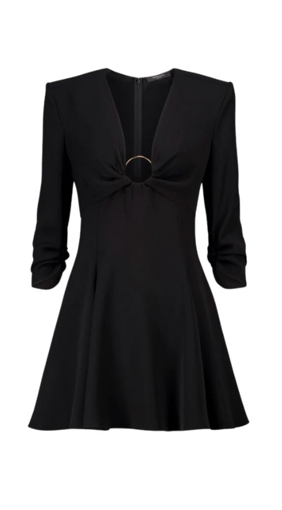 Versace Flared O-Ring Mini Dress