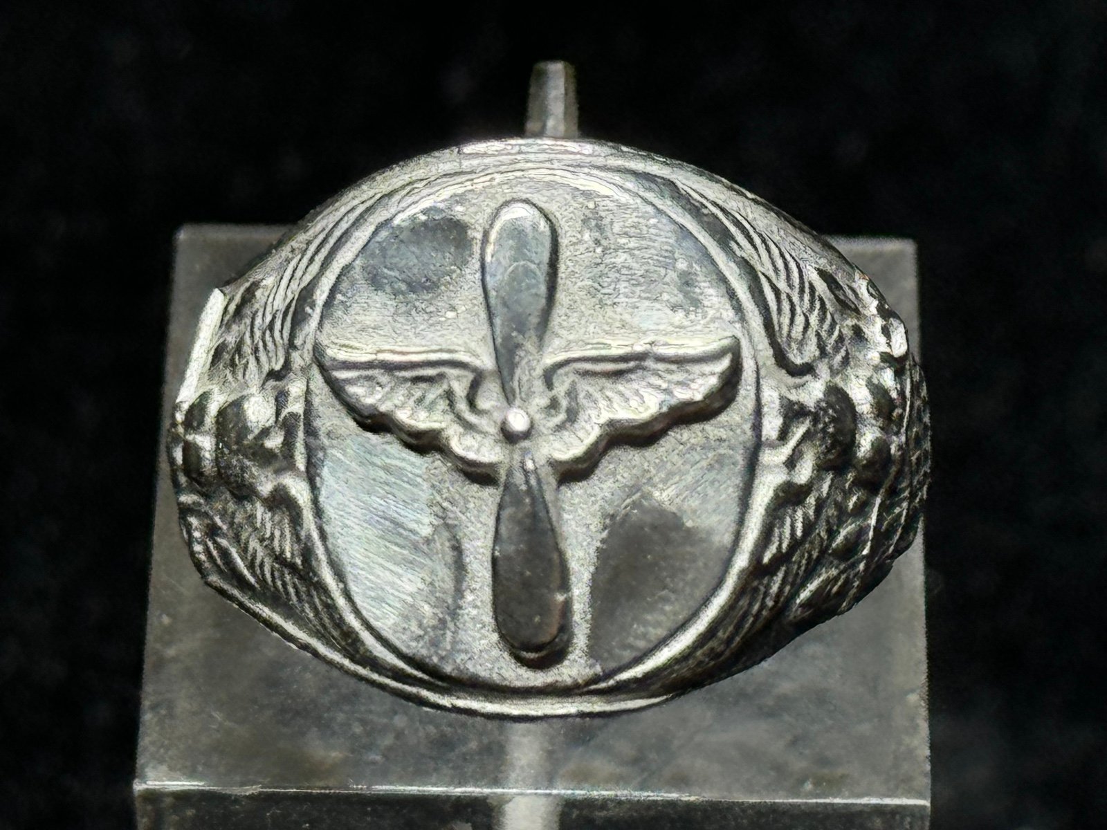 Army Air Corp Ring SZ 9.0 Sterling Silver