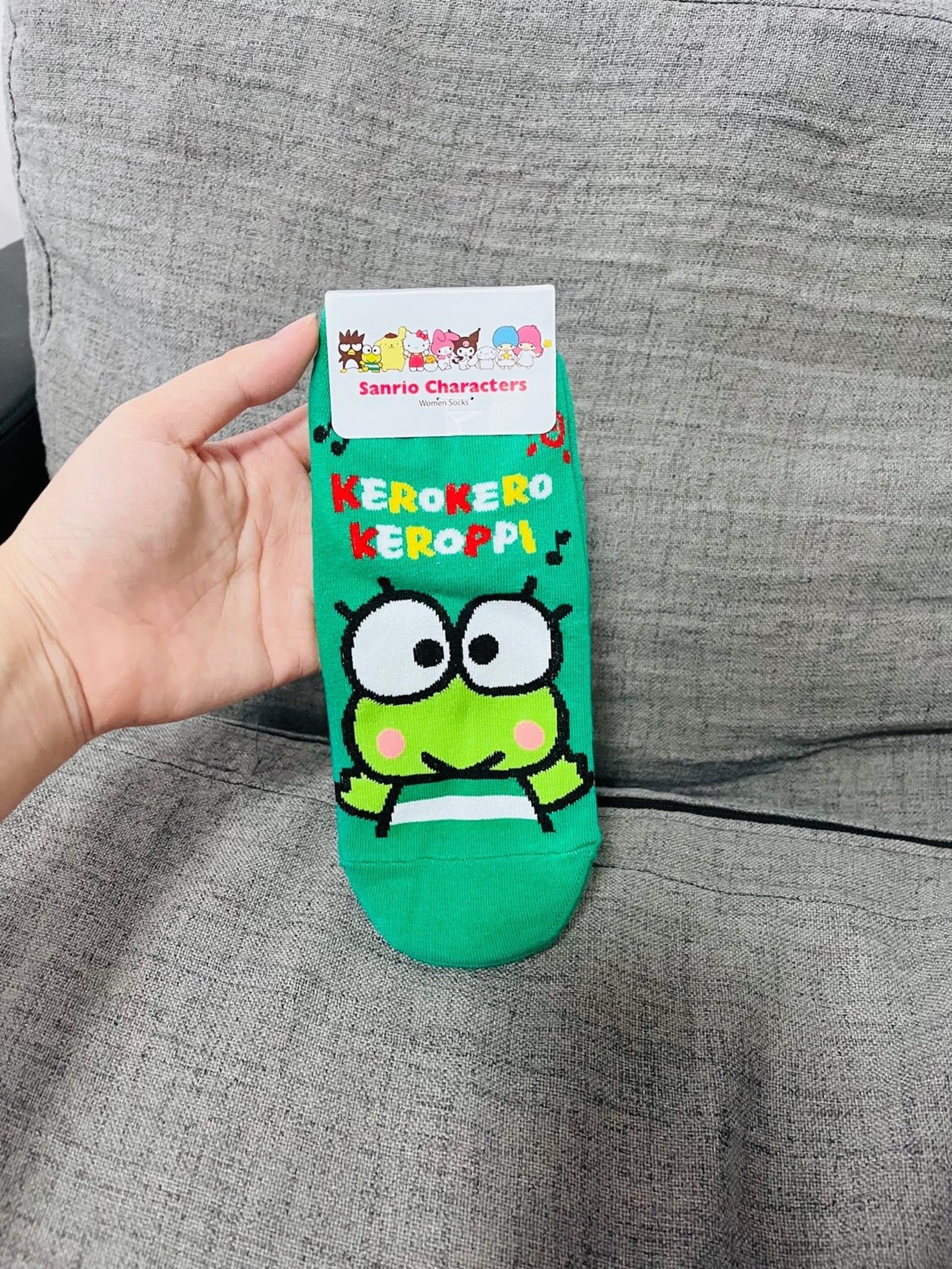 Sanrio licensed Keroppi socks for adults