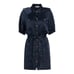 NWOT Ramy Brook Murphy Satin Shirtdress Navy size 2