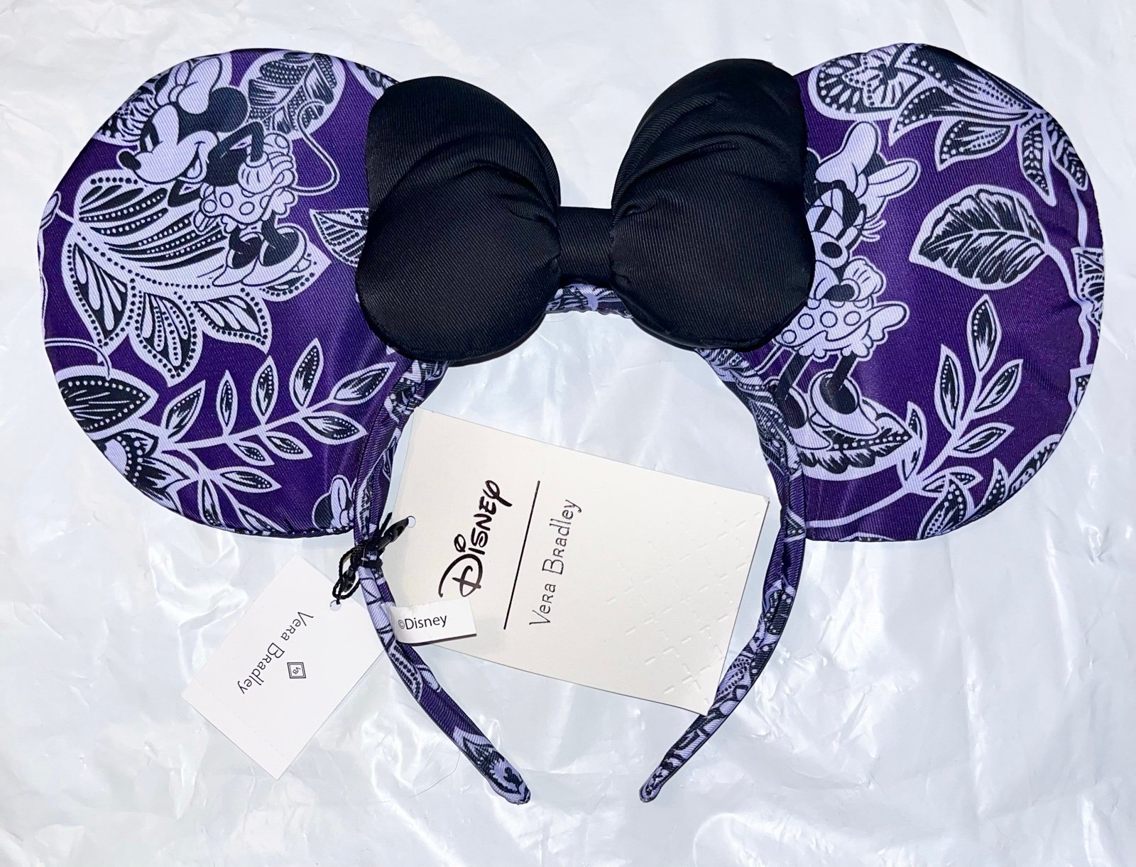 Mickey & Minnie’s Flirty Floral Disney Minnie Mouse Ear Headband