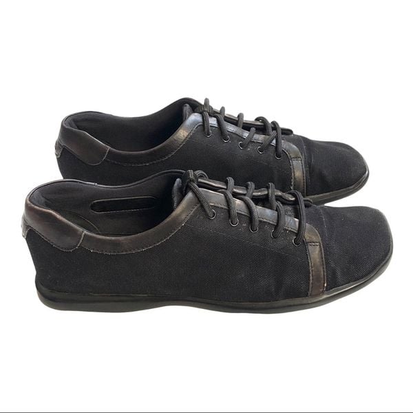 Prada Women’s Black 3864 Lace Up Sneakers