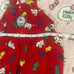 Vintage Usa Made Oshkosh B’ Gosh Red Corduroy Dog Overalls!