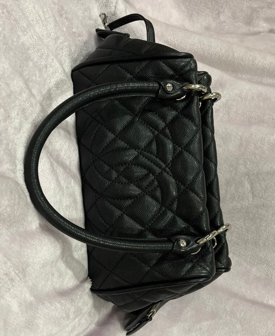 Chanel Timeless Chain Caviar Leather Shoulder Bag
