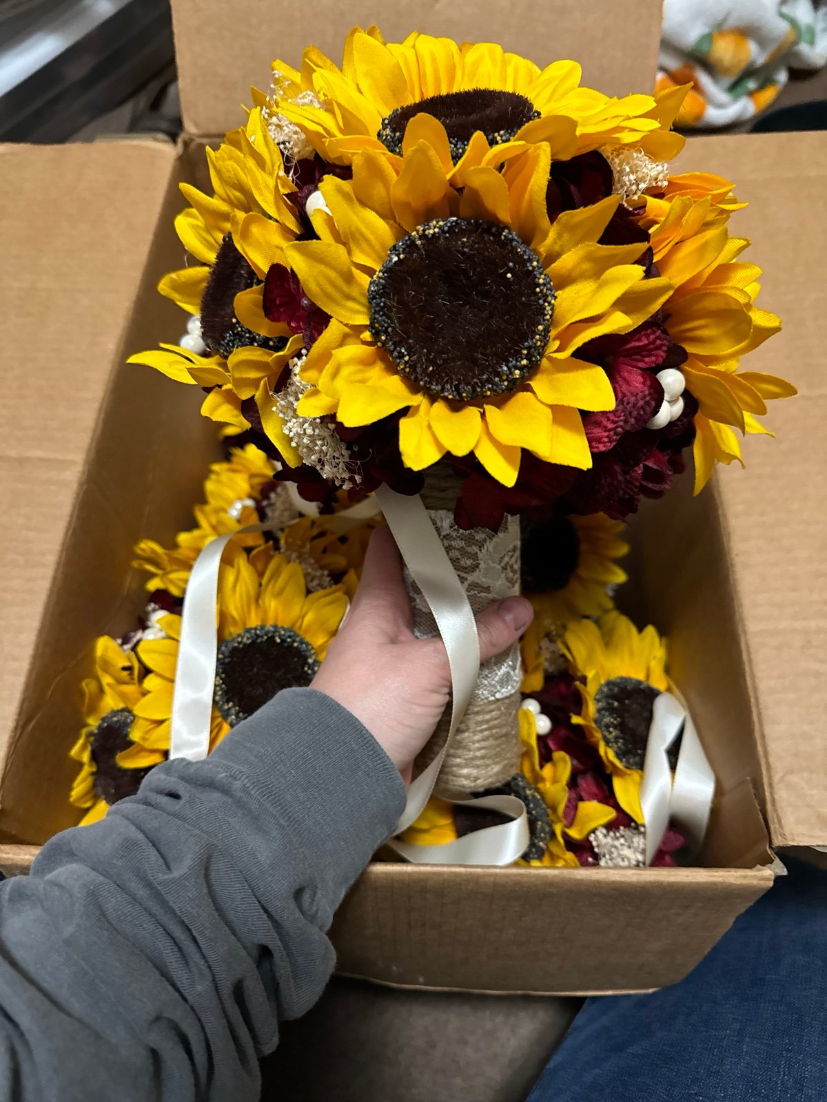 Sunflower Wedding Florals