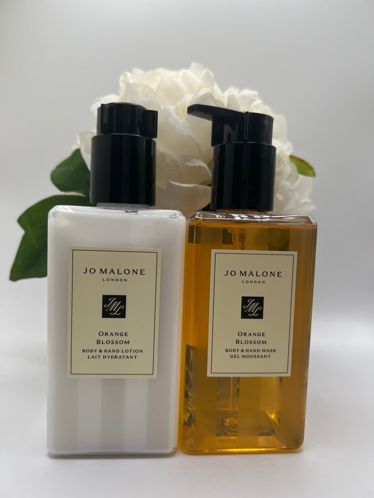Jo Malone ORANGE BLOSSOM Body & Hand Wash ➕ Lotion Set 8.5 Oz. / 250mL Ea No Box