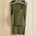 House of Harlow 1960 skirt set knit olive green ribbed Large NWT