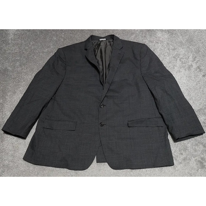 Ralph Ralph Lauren By Dillards Suit Jacket Men's Size 50R Gray Single Breasted