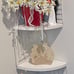 Rustic Solid Wood Floating Shelves 5 Tier white