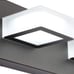 New LED Modern Black Bathroom Vanity 3 Light Wall Fixture Rotating Lighting