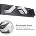New LED Modern Black Bathroom Vanity 3 Light Wall Fixture Rotating Lighting