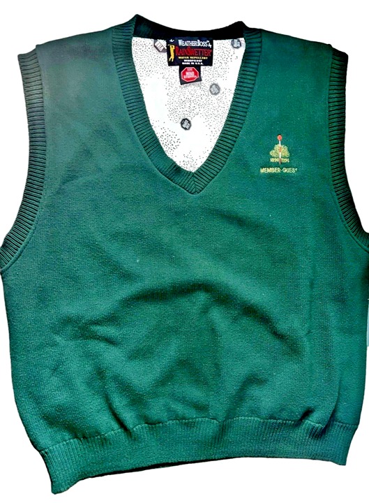 VTG WeatherBoss Rainswetter Sz L water Golf Vest Rain Repellent Windproof