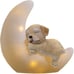 New Garden Dog Statues Outdoor Decor, Solar Powered Resin Lawn Ornament
