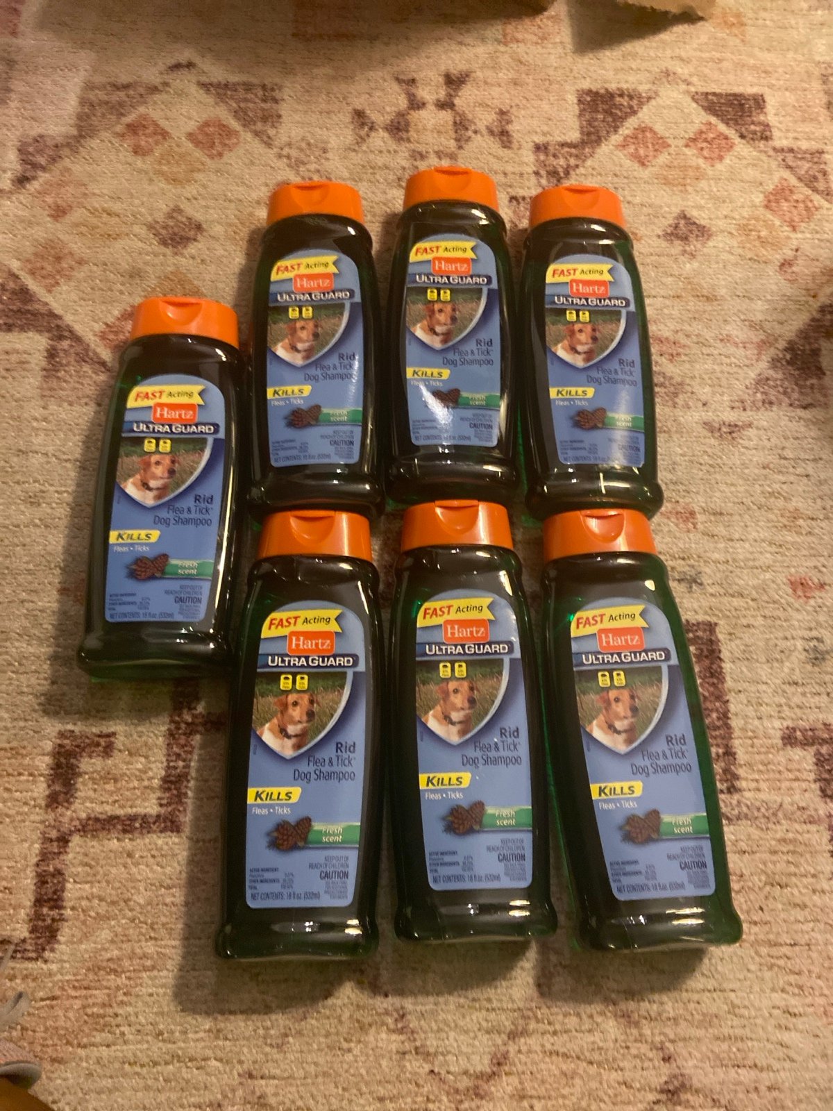 Hartz UltraGuard Rid Flea & Tick Dog Shampoo Fresh Scent 7 pk
