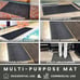 Floor Mat Non-Slip Anti Fatigue Rubber Restaurant Mat for Floors Bar 24 x 36 In