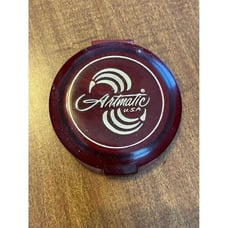 Vintage Artmatic Aristocrat Cosmetic Pressed Powder Compact Mirror Deep‎ Maroo