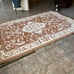 Reversible Plastic Straw Rug, New York Patio Country Retro Transitional