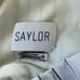 Saylor Lucy Dress White Black Stripe