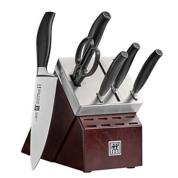 ZWILLING Self-Sharpening Knife Block Set With Stainless Steel Knifes