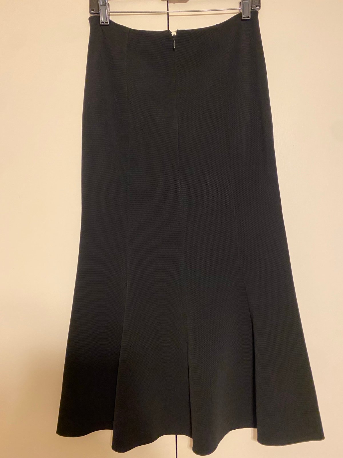 Armani Collezioni Long Ribbed Dress Suit Skirt -Size 44