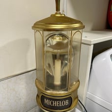 Vintage Michelob wall sconce