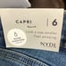 NYDJ Dayla Wide calf Capri lift Tuck technology jeans