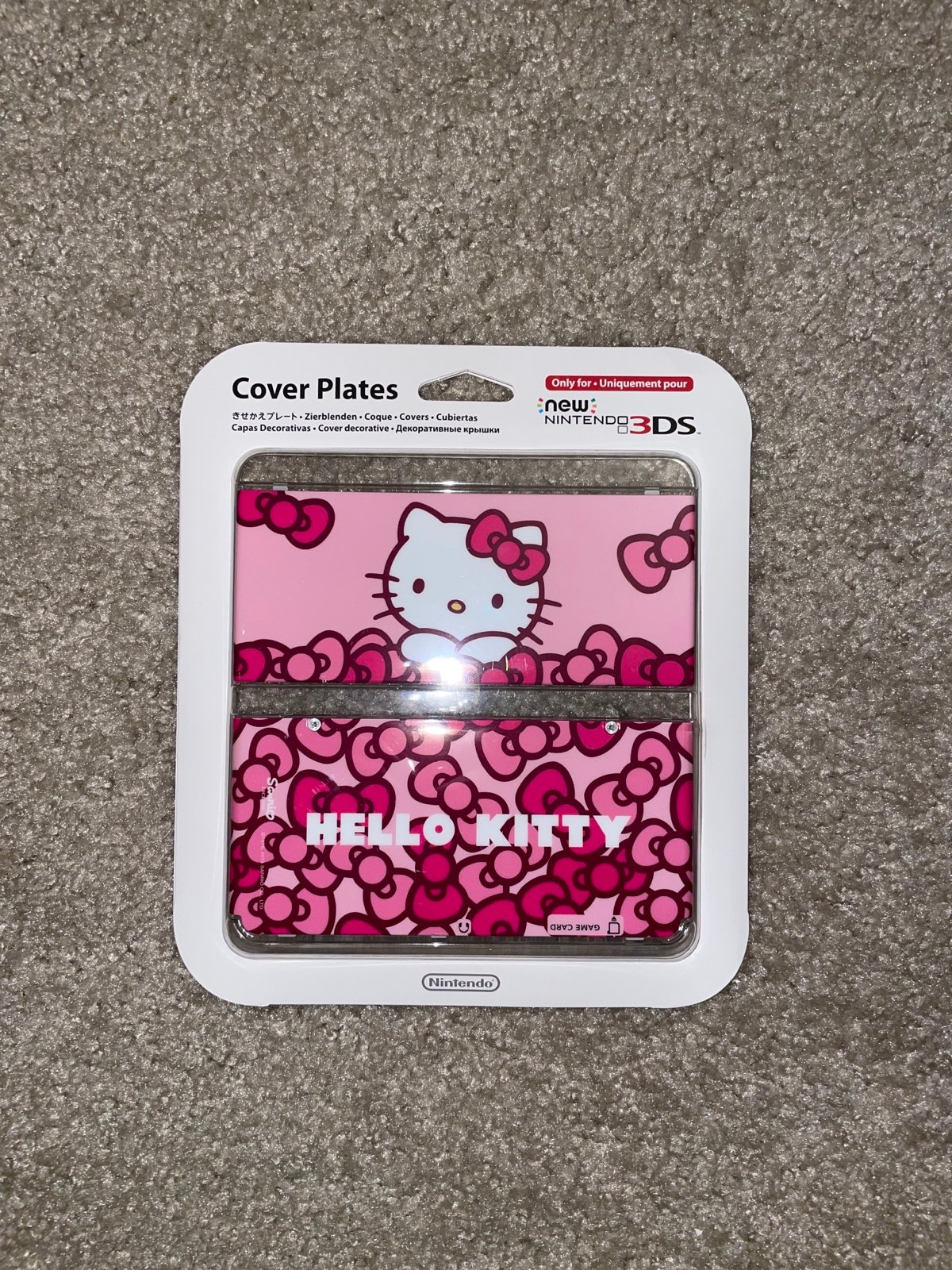 Hello Kitty Nintendo New 3DS Cover Plates - New